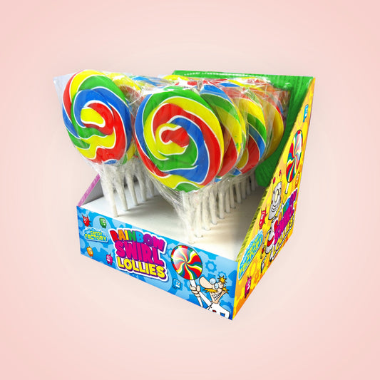 Rainbow Swirl Lolly